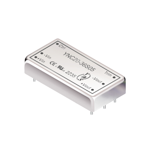 8:1 Wide Input 20W 2.25KV Isolation DC-DC Converter YNC20 Series 