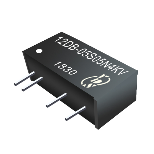 12DB-4KV Series 1W 4KV Isolation Continuous Protection DC-DC Converter